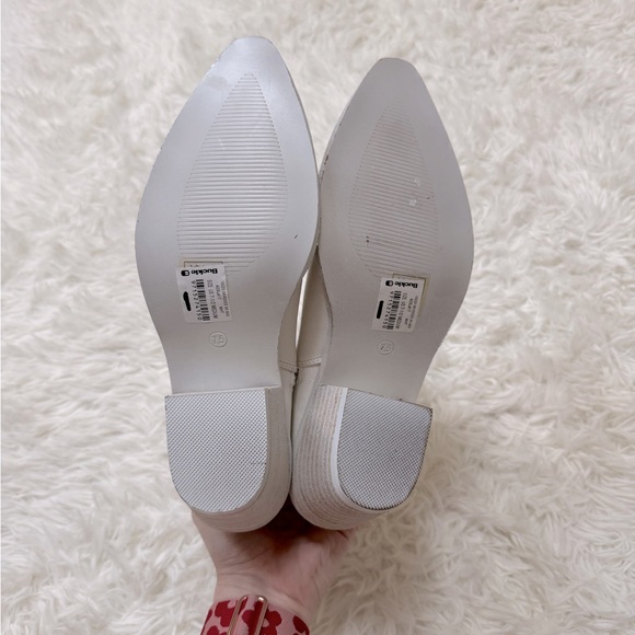 Beast Fashion Adela Western Ankle Boot White Cowgirl Boots White Cowboy Boots - Picture 7 of 7